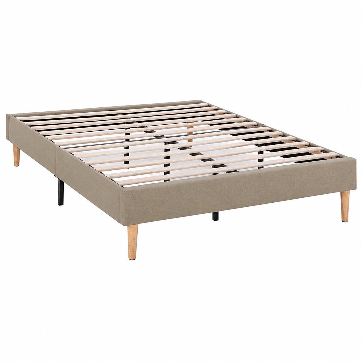 Tapis, avec sommier, 140 x 190 cm, coloris beige, pour les espaces intérieurs ou extérieurs