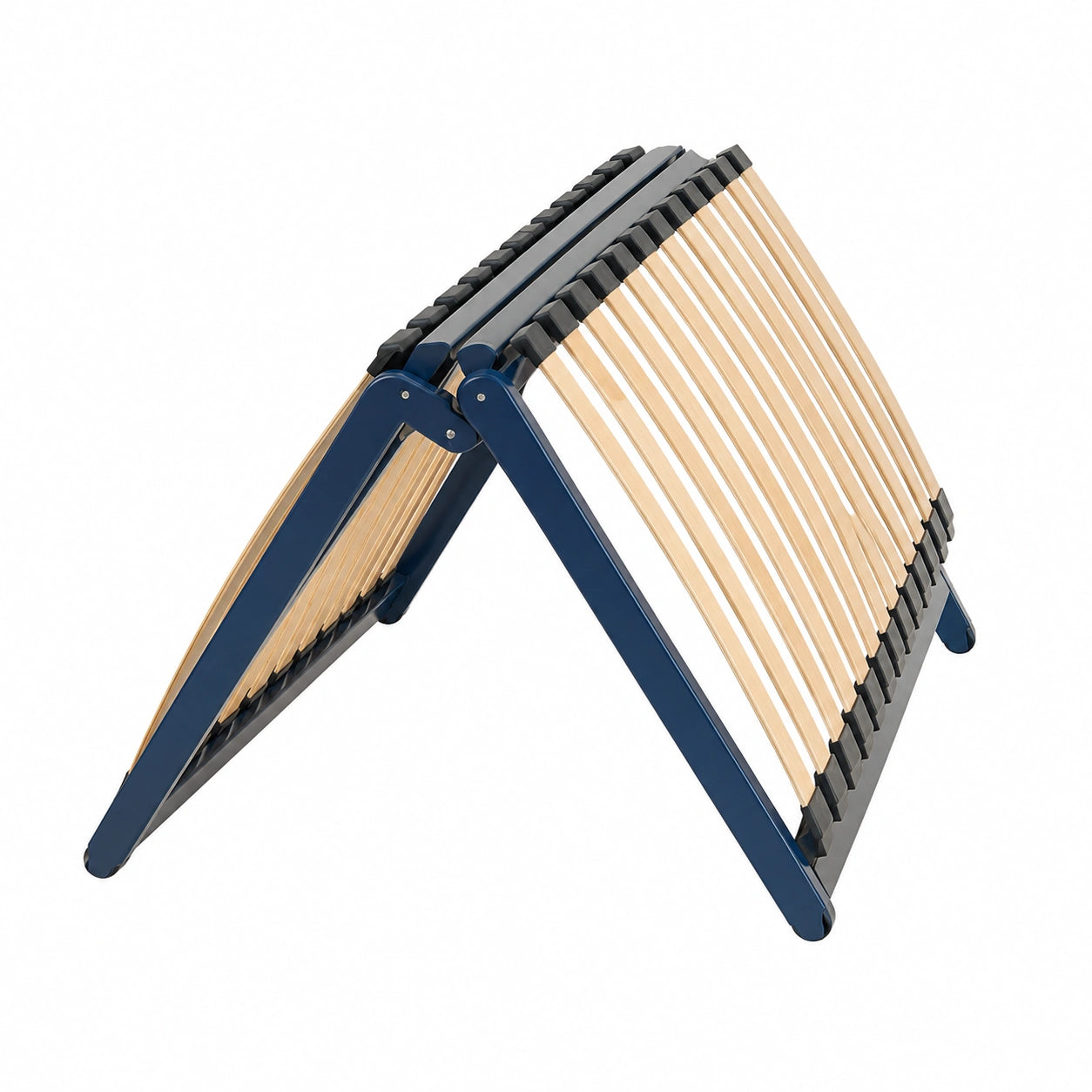 Lit, pliable, avec sommier, en métal, 2 places, pour la chambre