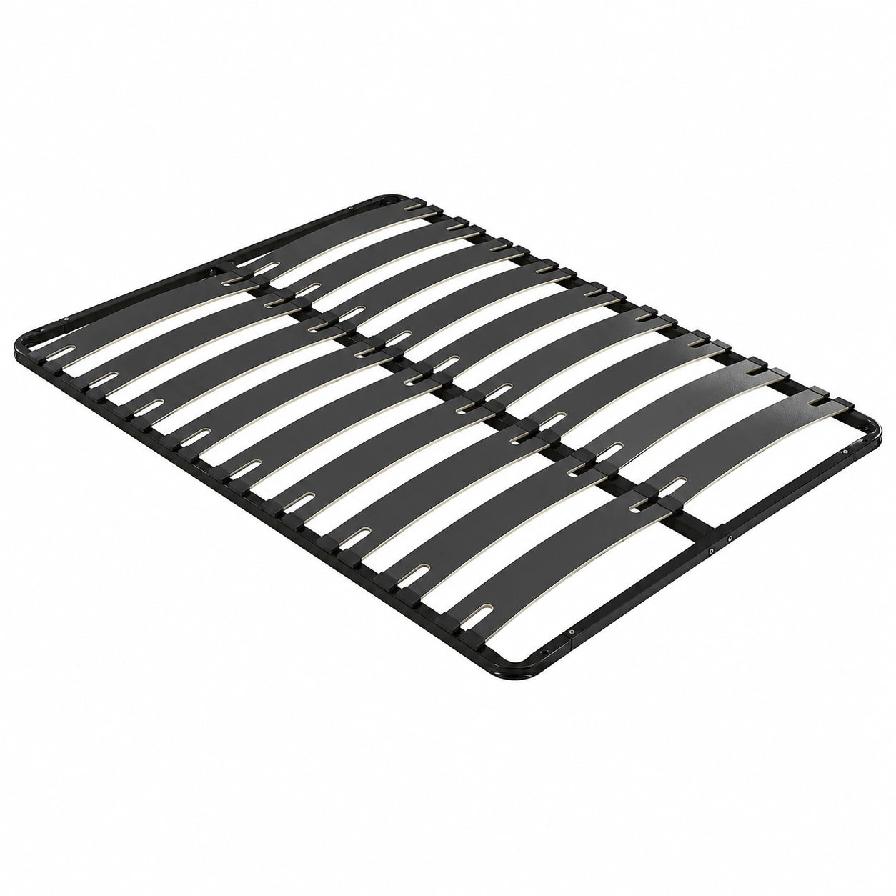 Meuble polyvalent, avec sommier, coloris noir, 140 x 190 cm, pour les espaces de vie