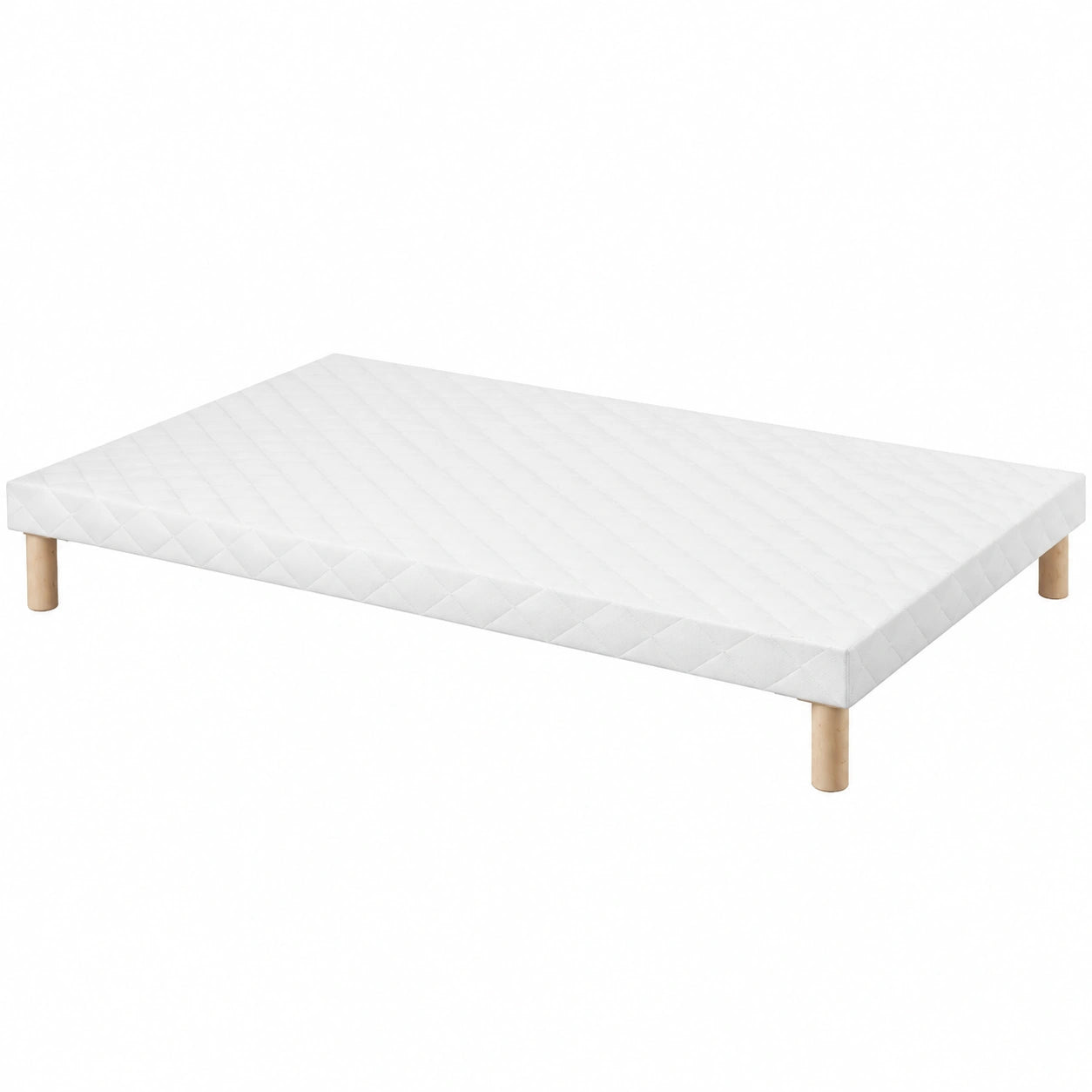 Tapis, avec sommier, 140 x 190 cm, coloris blanc, pour les espaces intérieurs ou extérieurs