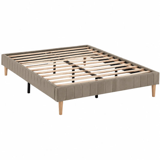 Tapis, avec sommier, coloris beige, 160 x 200 cm, pour les espaces intérieurs ou extérieurs