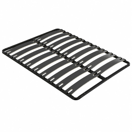 Meuble polyvalent, avec sommier, coloris noir, 140 x 190 cm, pour les espaces de vie