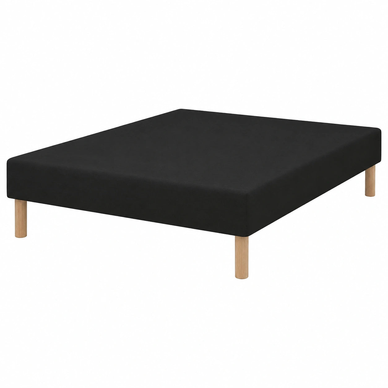 Tapis, avec sommier, coloris noir, 130 x 190 cm, pour les espaces intérieurs ou extérieurs