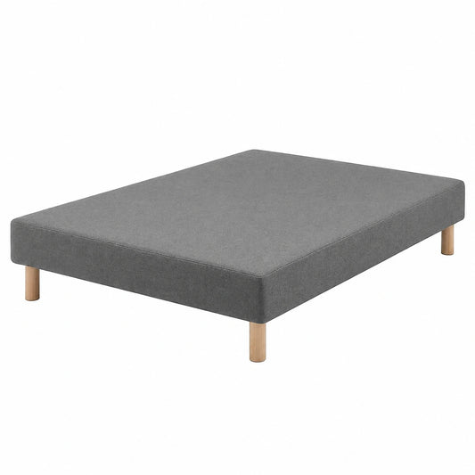 Tapis, avec sommier, 120 x 190 cm, coloris gris, pour les espaces intérieurs ou extérieurs