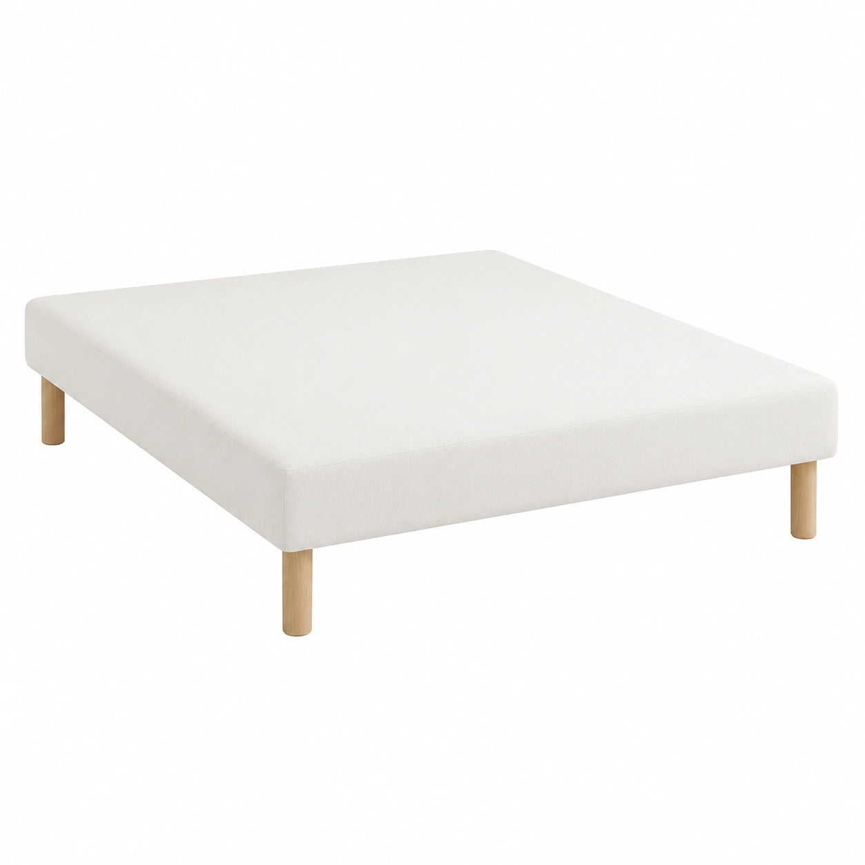 Tapis, avec sommier, coloris blanc, 140 x 190 cm, pour les espaces intérieurs ou extérieurs